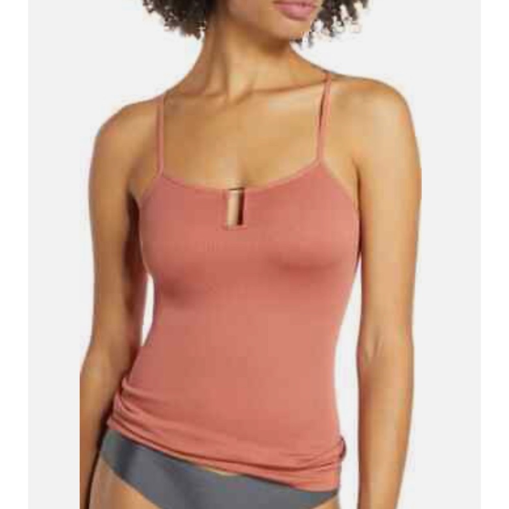 FP Be My Baby Rust Seamless Keyhole Cami